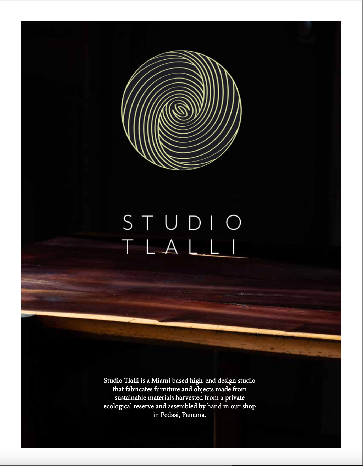 Studio Tlalli Catalog